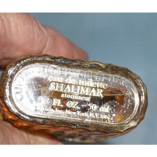 Shalimar Eau de Toilette Spray Guerlain edt 1.7 oz 50 ml Used VINTAGE SCENT