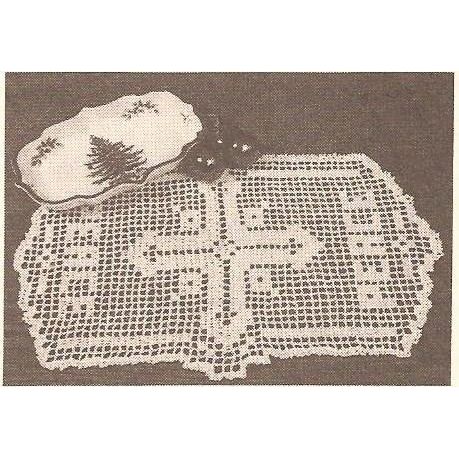 Crochet Doily Pattern Peace Placemat