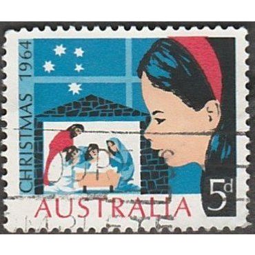 Australia 1964 5d Value. Christmas. Fine Used.