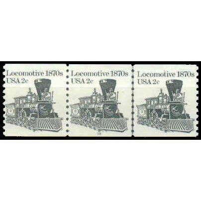 1897A 2c Locomotive Fine MNH Dry Gum PNC 10/3 P0278