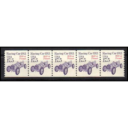2262a 17.5c Race Car Very Fine MNH Dry Gum PNC 1/5 X1056