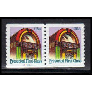 2911 25c Juke Box Very Fine MNH CNP Left 332222 PA1676
