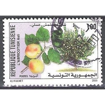 Tunisie 2000 Michel 1455 O Cote (2005) 0.50 Euro Abricotier Cachet rond