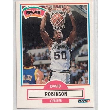 1990 FLEER BASKETBALL DAVID ROBINSON card # 172