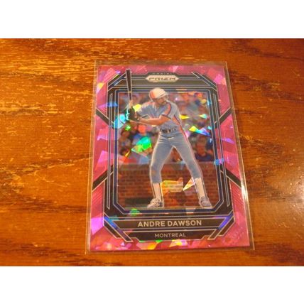 2023 Panini Prizm, 4-Cards, Pink Cracked Ice Prizms, ANDRE DAWSON, ++