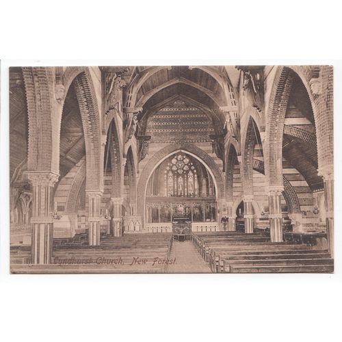 Lyndhurst Church New Forest Hampshire Postcard 46109