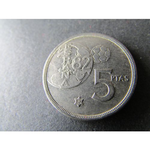 1980 SPAIN FIVE PESETAS - COIN - 2 FREE POST. AO
