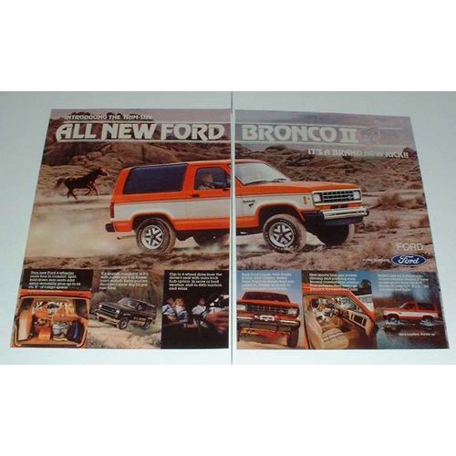 1983 Ford Bronco II Ad - Trim Size, New Kick