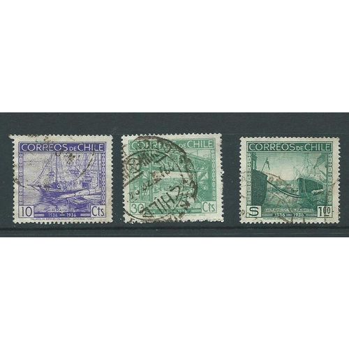 chile stamps sg257 sg 257 small range used