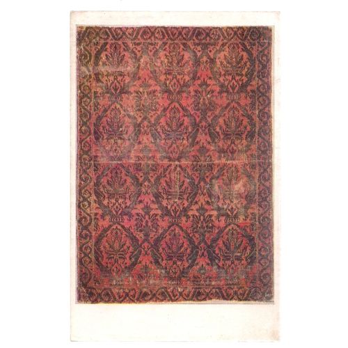 SPANISH CARPET 16th C. unused postcard Victoria & Albert Museum =