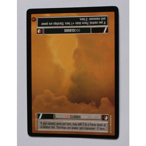 Star Wars CCG: Cloud City Limited # Clouds (A) 1997 light decipher