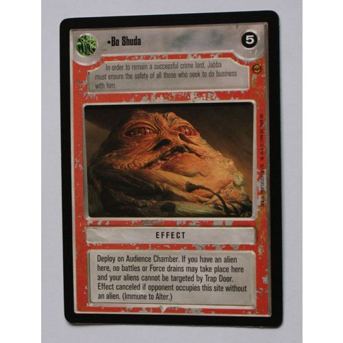 Star Wars CCG: Jabba's Palace Limited # Bo Shuda (A) 1998 light decipher