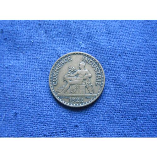 1922 FRANCE 1 FRANC COIN. ( Bon Pour )