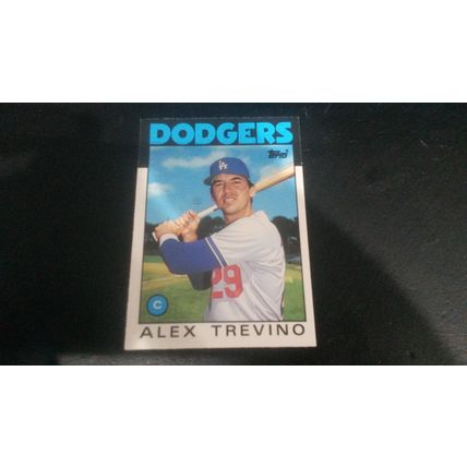 1986 Topps Traded Card # 116T Alex Trevino Excellent (5) Los Angeles Dodgers