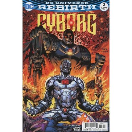 Cyborg (Vol 2) # 003 NM CoverB MODERN AGE COMICS