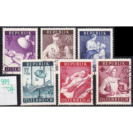 ÖSTERREICH AUSTRIA [1954] MiNr 0999-04 ( O/used )