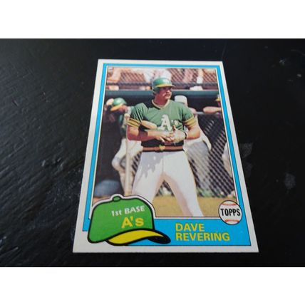 1981 Topps Card # 587 Jeff Newman Very Good-Excellent (4) Oakland Athletics