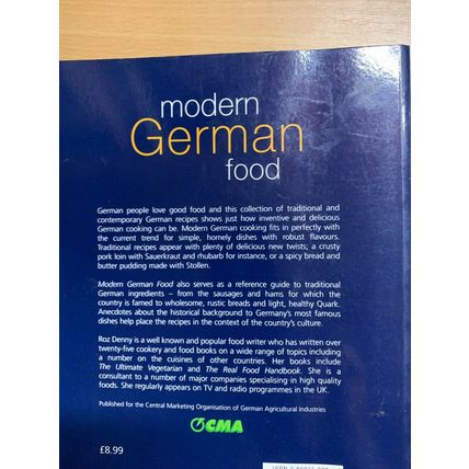 2001 "MODERN GERMAN FOOD" ROZ DENNY 70 RECIPES COOKERY PAPERBACK BOOK (P3)