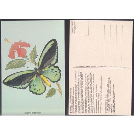 Australia 1983 Butterfy PC - Cairns Birdwing (Ornithoptera Priamus Euphorion)