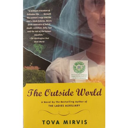 SIGNED COPY THE OUTSIDE WORLD by TOVA MIRVIS Orthodox Jewish Novel SC