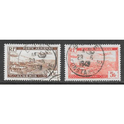 ALGERIA RF AIRS 2 STAMPS 20f & 5f