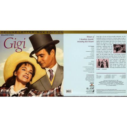 GIGI LTBX LASERDISC LESLIE CARON MAURICE CHEVALIER LOUIS JOURDAN MGM TESTED