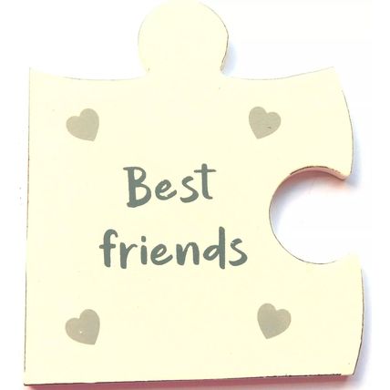 Friends Jisaw Shaped Coaster & Holder - Set of 4 - Gifts Home Decor Tableware