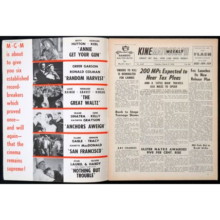 KINE WEEKLY 1958 Janette Scott, Royal Premier Dunkirk UK MAGAZINE