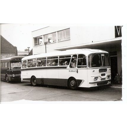 Black & White Photograph of Ribble Motor Services Ltd. - PCK 608