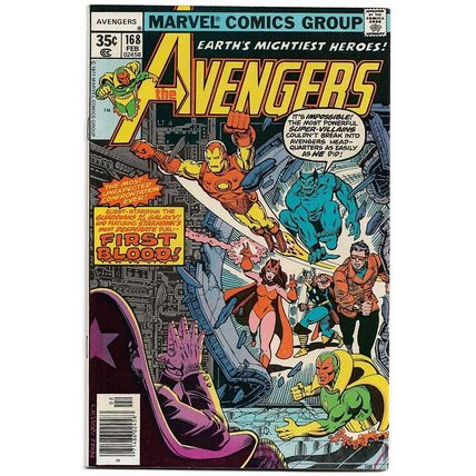 The Avengers #168 (1978) *Marvel Comics / Cover Artwork By George Perez / Beast*