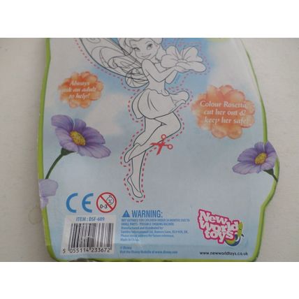Disney - Fairies - 6 Piece - Eraser Set - New