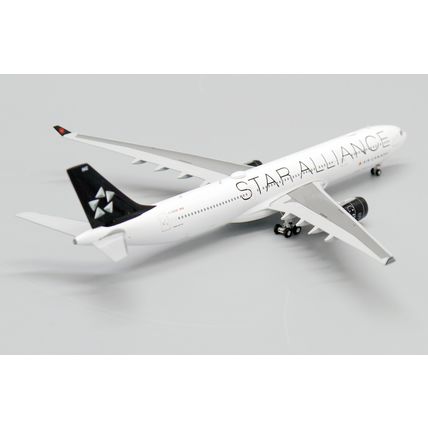 A330-300 AIR CANADA STAR ALLIANCE REG: C-GEGP W/ANTENNA - JC WINGS JC4895 1/400