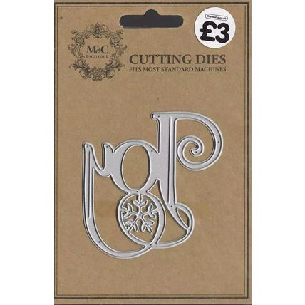 M&C Boutique. Joy Die. Die Cutting Cardmaking Scrapbooking Crafts