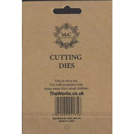 M&C Boutique. Joy Die. Die Cutting Cardmaking Scrapbooking Crafts