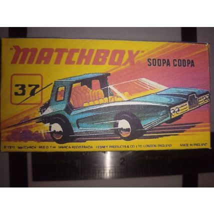 Matchbox Box No37 Soopa Coopa - Replica Box