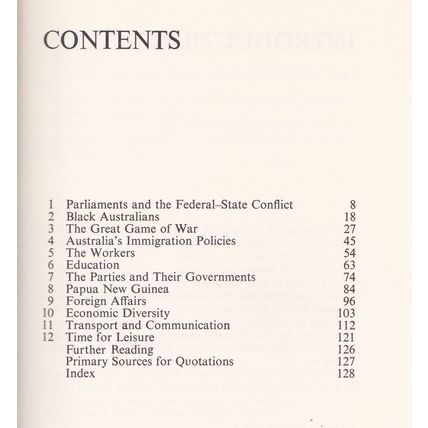 Twentieth Century Australia 1900-1960 by K. M. Adams. Ref: B2466