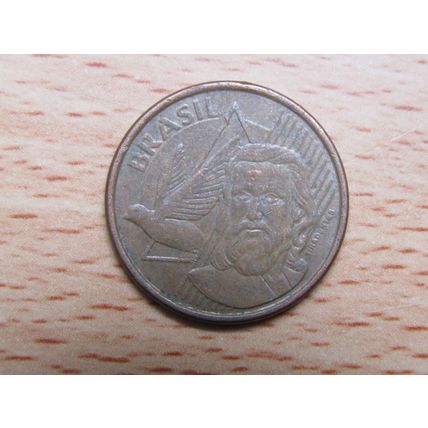 Brazil Brasil 2011 5 Centavos Coin