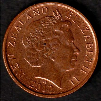 New Zealand Ten Cents 2012 10c Coin Koruru NZ QE II Carved Head