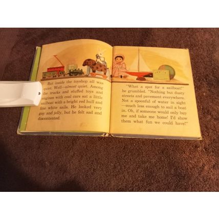 Tell-A-Tale The Sailboat That Ran Away By Madye Lee Chastain 1950 Great Shape