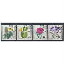 GERMANY 1980 ENDANGERED FLOWERS SET USED