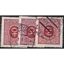 1928 3 different values - #684 fine used (o)