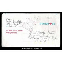 Canada #A61 Aerogram Airletter Sheet USED 1980, Alaska