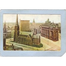 New York Buffalo Birdseye View From Ellicott Square Street Scene ny_box4X1~2866