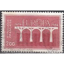 France 1984 Michel 2441 O Cote (2008) 1.00 € 25 Ans Europa CEPT Pont Cachet rond