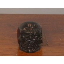 New Men’s Black Skull One Eye Stainless Steel Fashion Ring Sz (7)