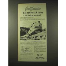 1948 Southern Pacific Railroad Ad - California