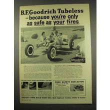 1956 B.F. Goodrich Life-Savers Tire Ad