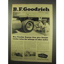1956 B.F. Goodrich Traction Express Tires Ad