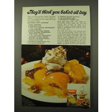1972 Dromedary Pound Cake Mix and Dates Ad