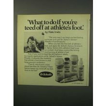 1979 Dr. Scholl's Foot Products Ad - Hale Irwin